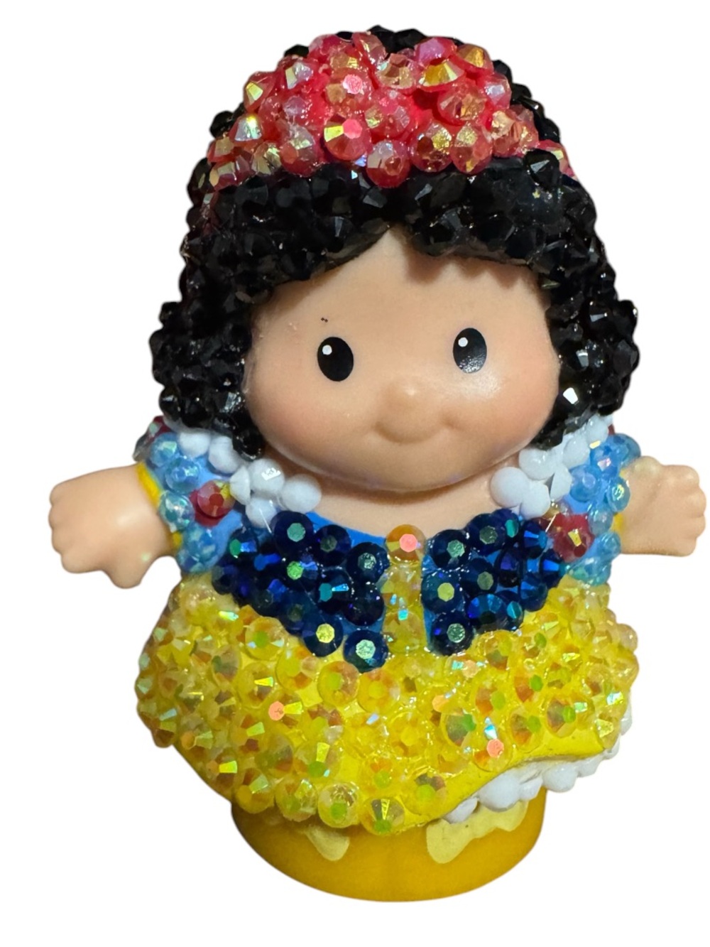 Fisher Price- Snow White- Custom Bedazzled Figurine